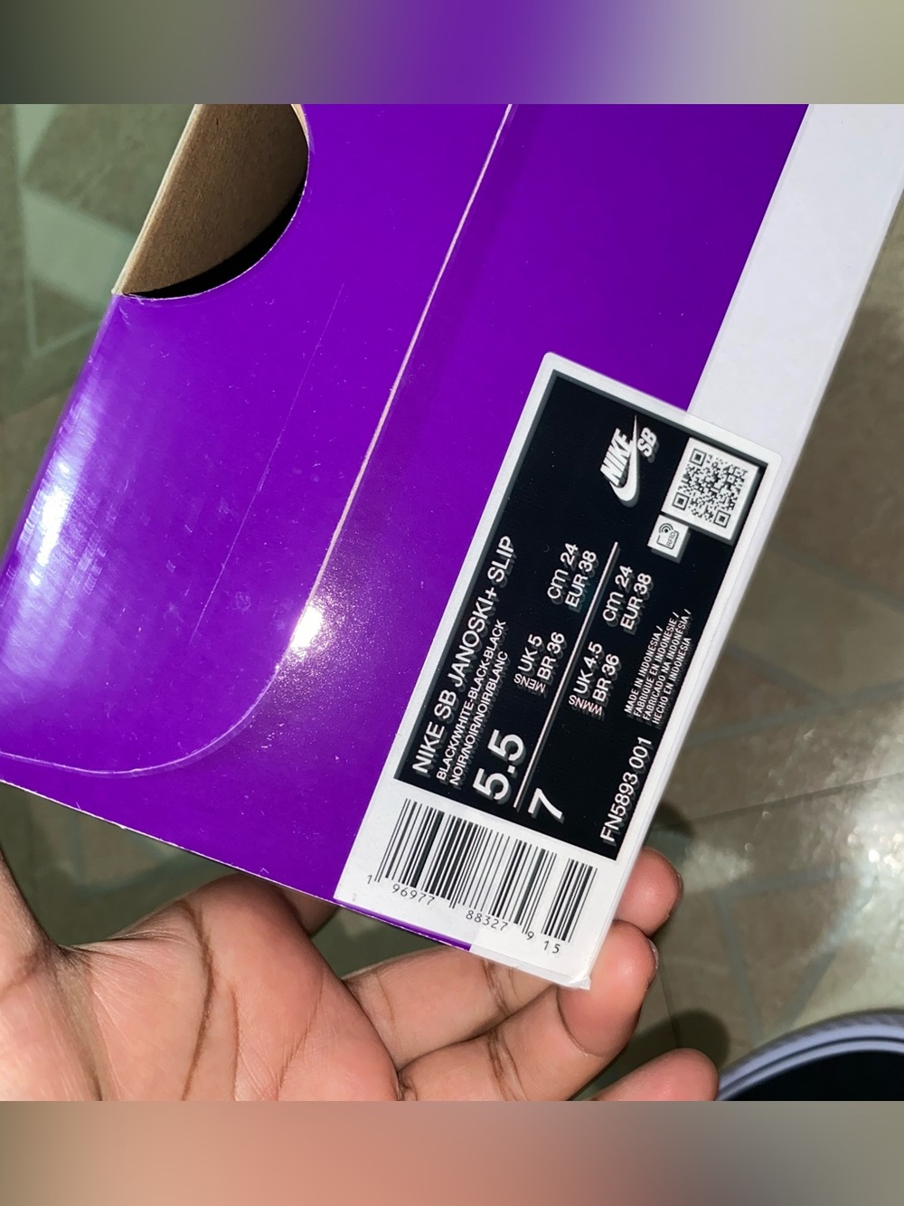 NIKE SB JANOSKI SLIP WOMEN’S 7/MEN’S 5.5 - Picture 9 of 9
